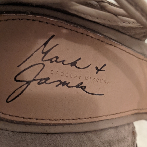 New Badgley Mischka dressy heels in nude/taupe - Picture 4 of 7